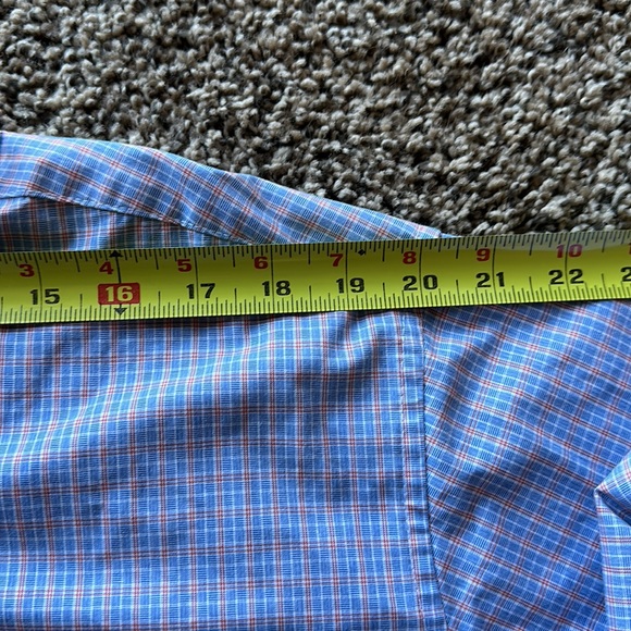 MTAILOR | Button Up Dress Shirt Tailored Fit 17” x 34” - Picture 4 of 8